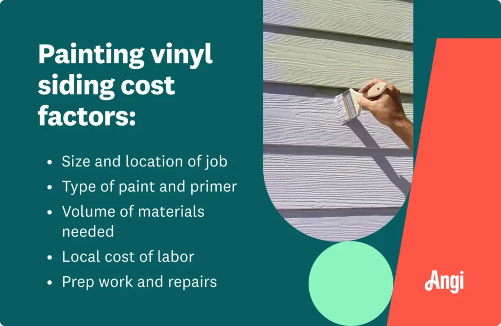 How Much Does It Cost to Paint Vinyl Siding? | Angi